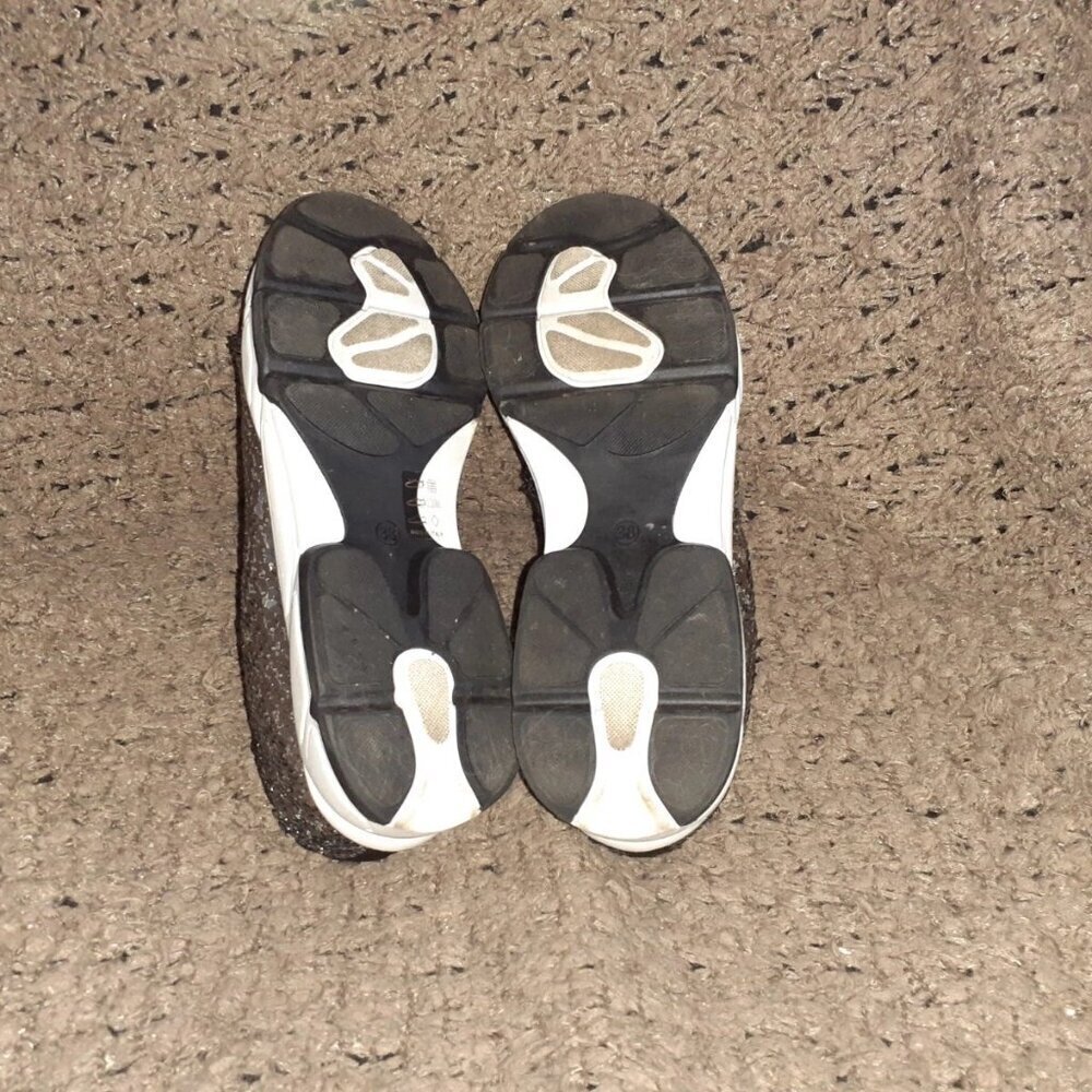 Méliné-MELINE-Black/Gray Sequins Loafers-Italy-Sz 38-Excellent - Picture 8 of 8